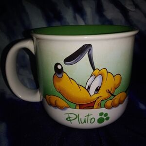 Vintage Walt Disney World Pluto Coffee Cup Mug